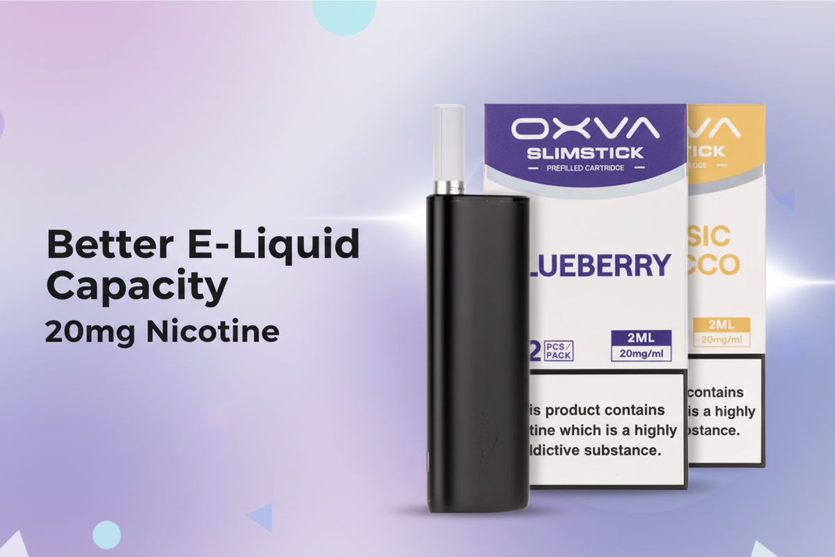 20mg Nicotine with Better E-Liquid Capacity