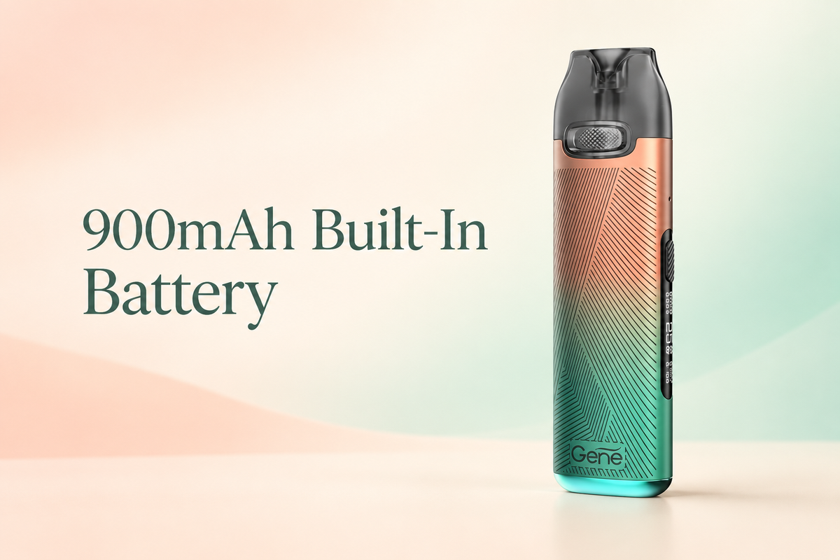 900mAh Built-In Battery