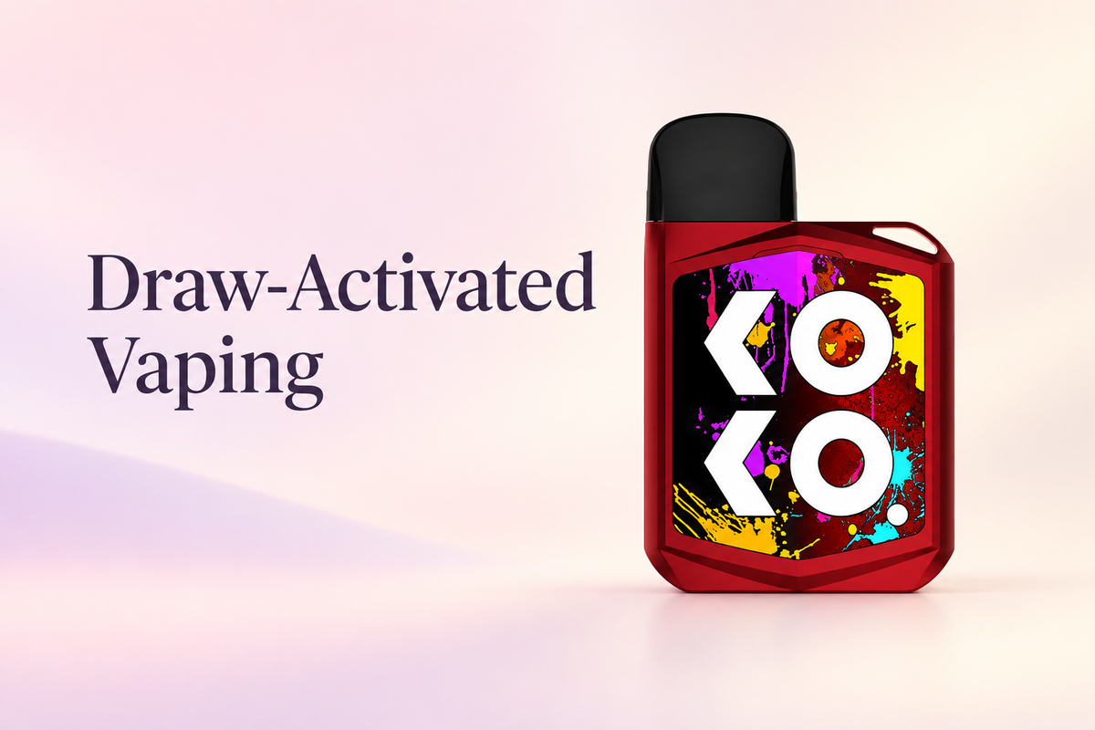 Draw-Activated Vaping