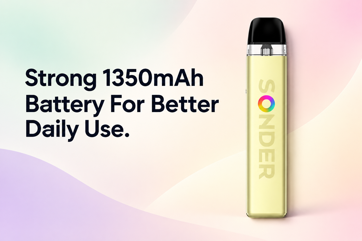 Strong 1350mAh Battery For Better Daily Use
