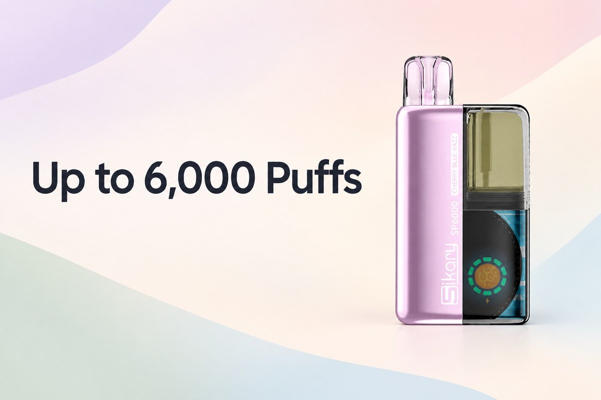Up to 6,000 Puffs