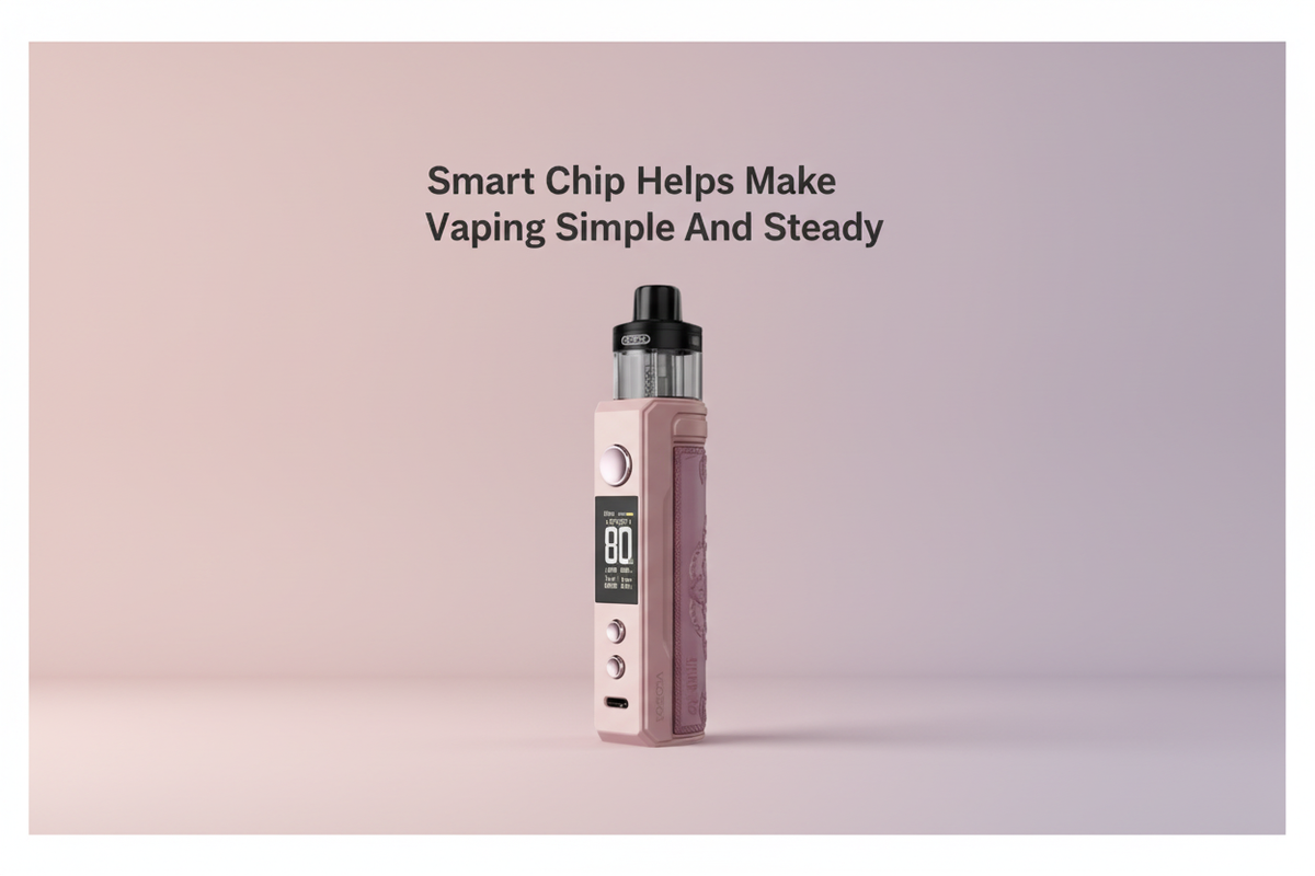 Smart Chip Helps Make Vaping Simple And Steady