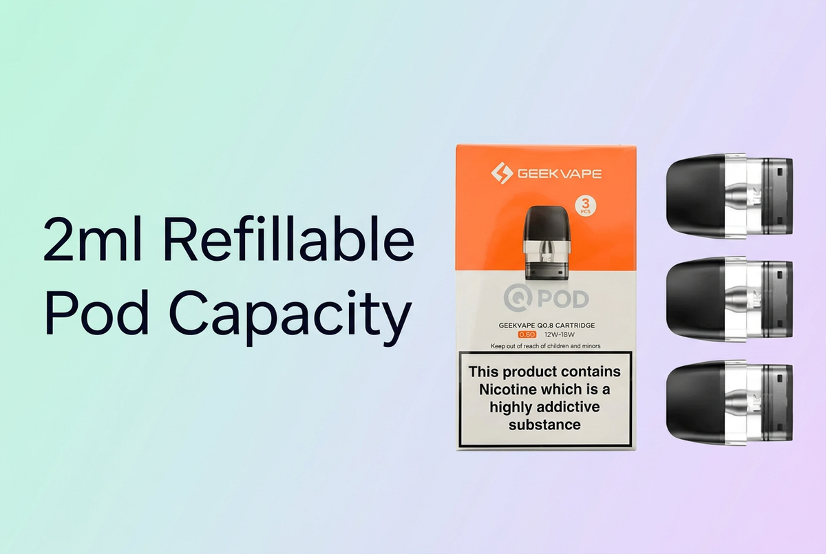 2ml Refillable Pod Capacity