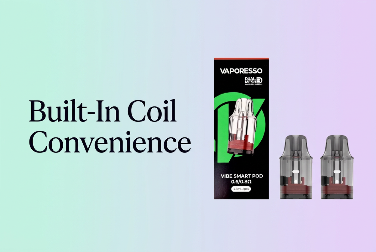 Built-In Coil Convenience