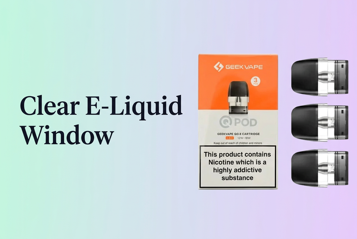 Clear E-Liquid Window