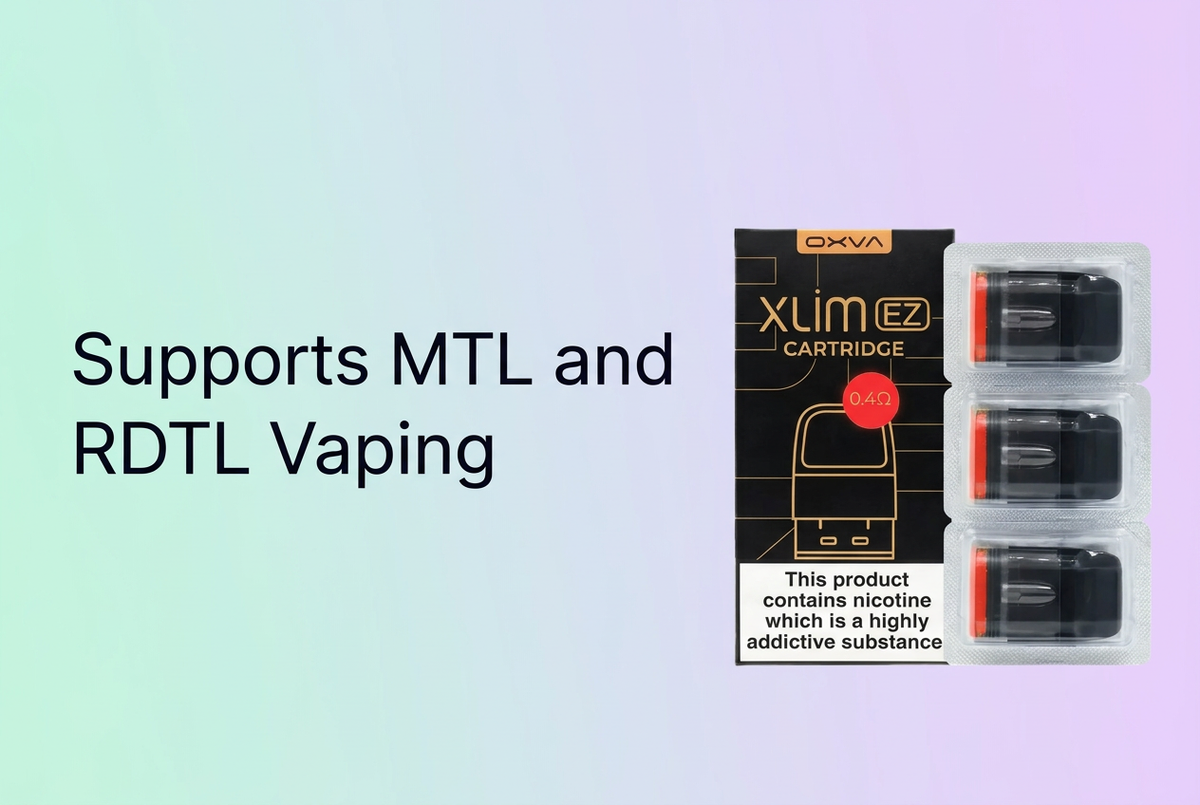 Supports MTL and RDTL Vaping
