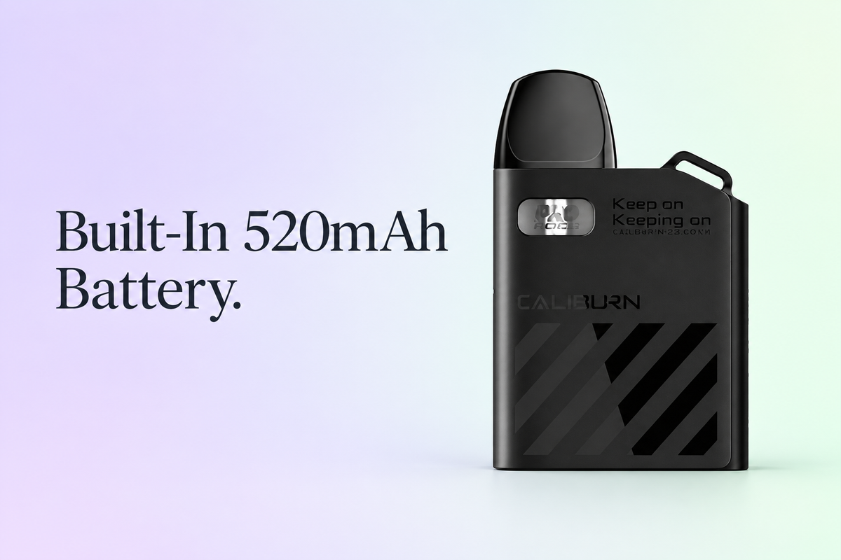 Built-In 520mAh Battery