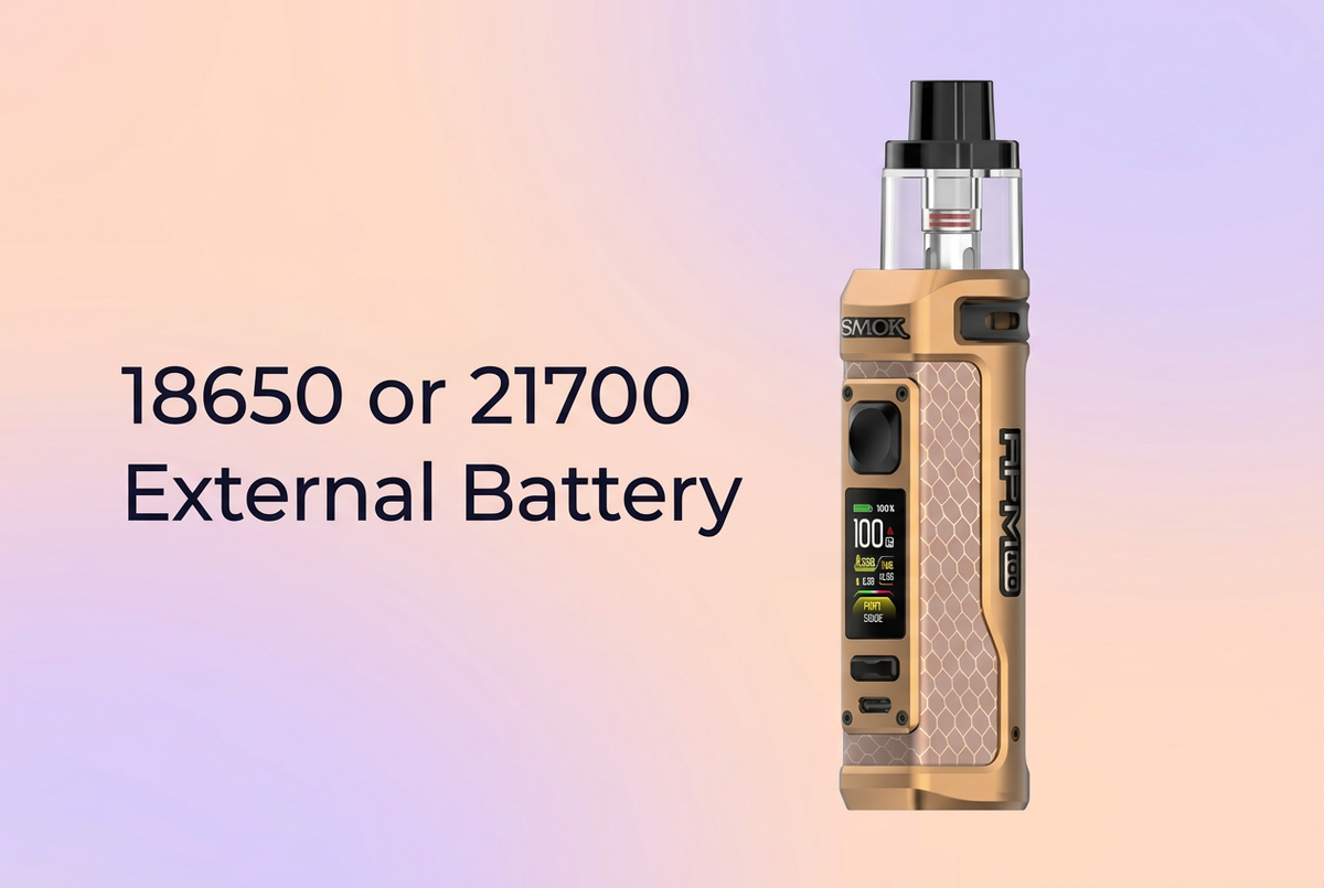 18650 or 21700 External Battery