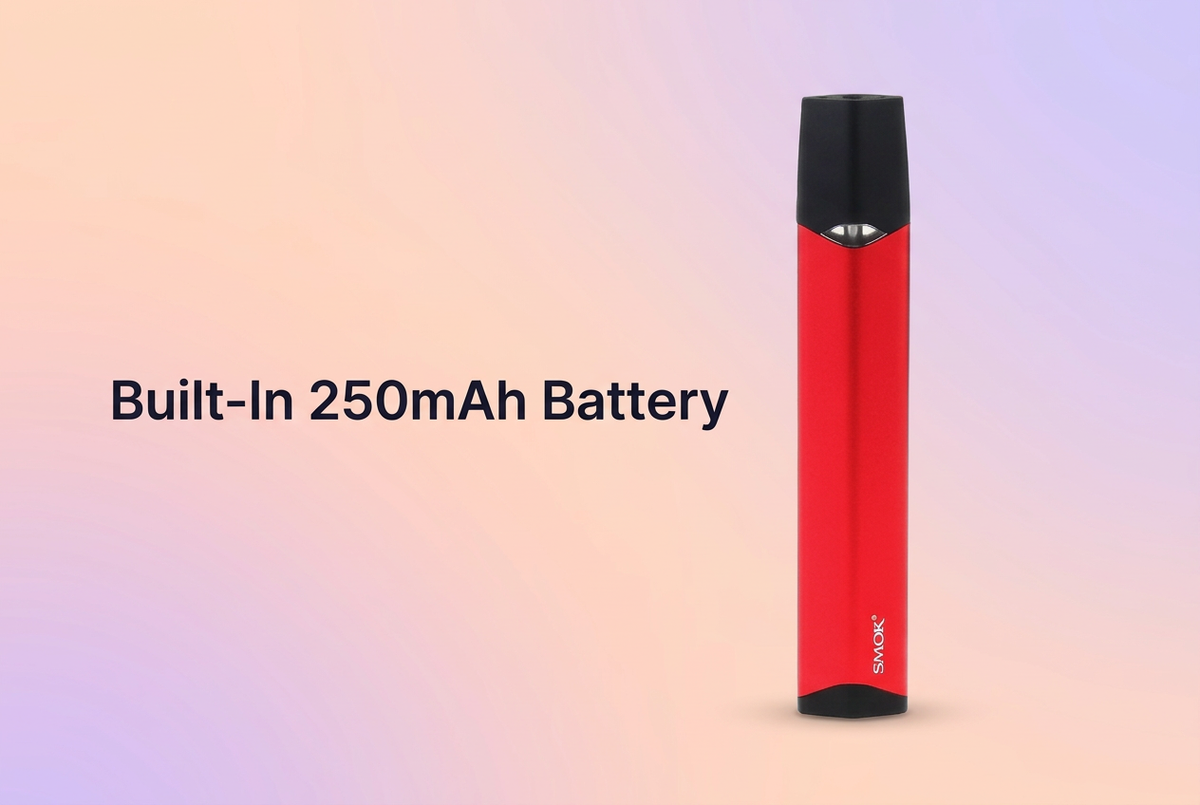 Built-In 250mAh Battery