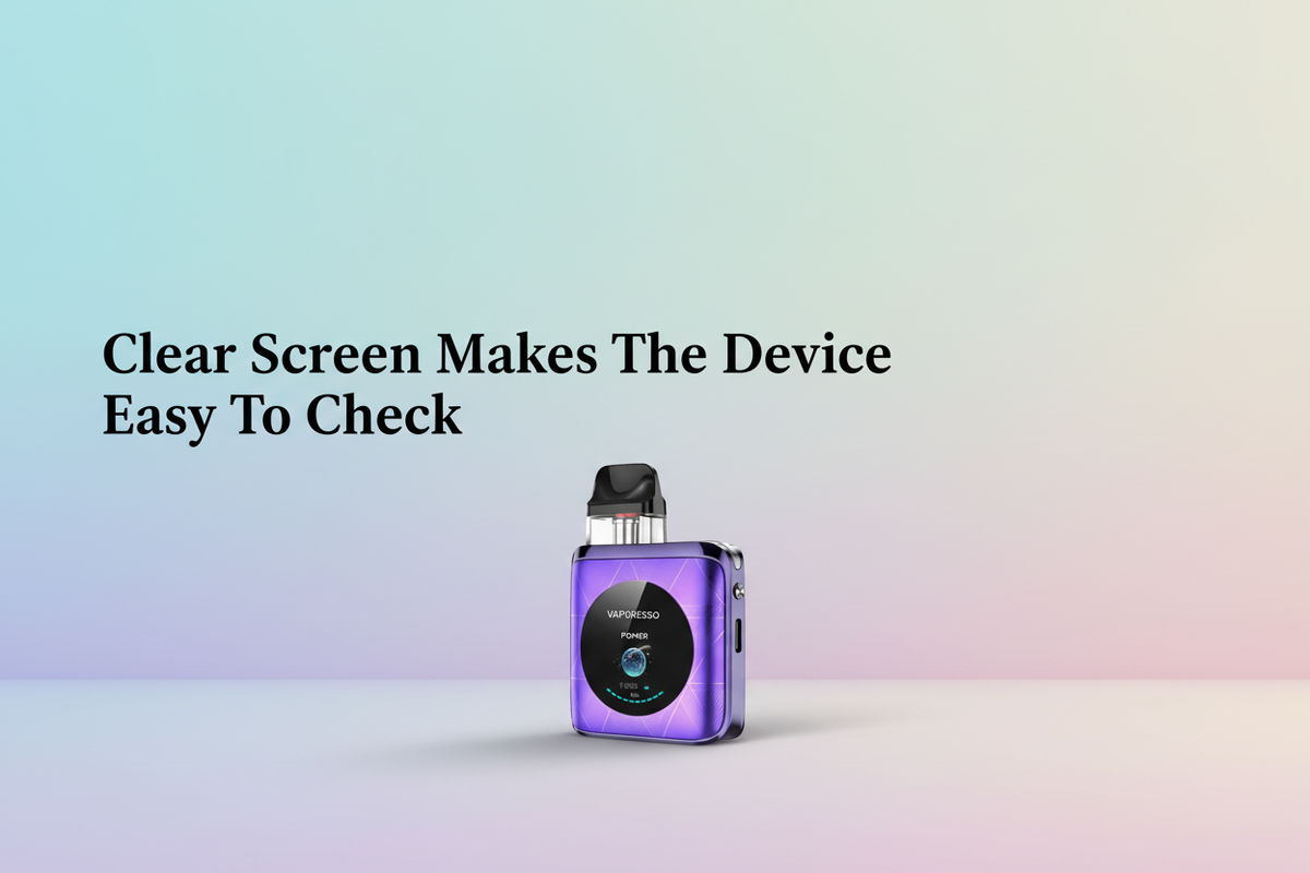 Clear Screen Makes The Device Easy To Check