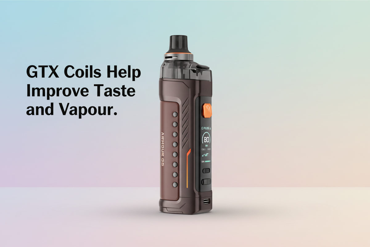 GTX Coils Help Improve Taste and Vapour