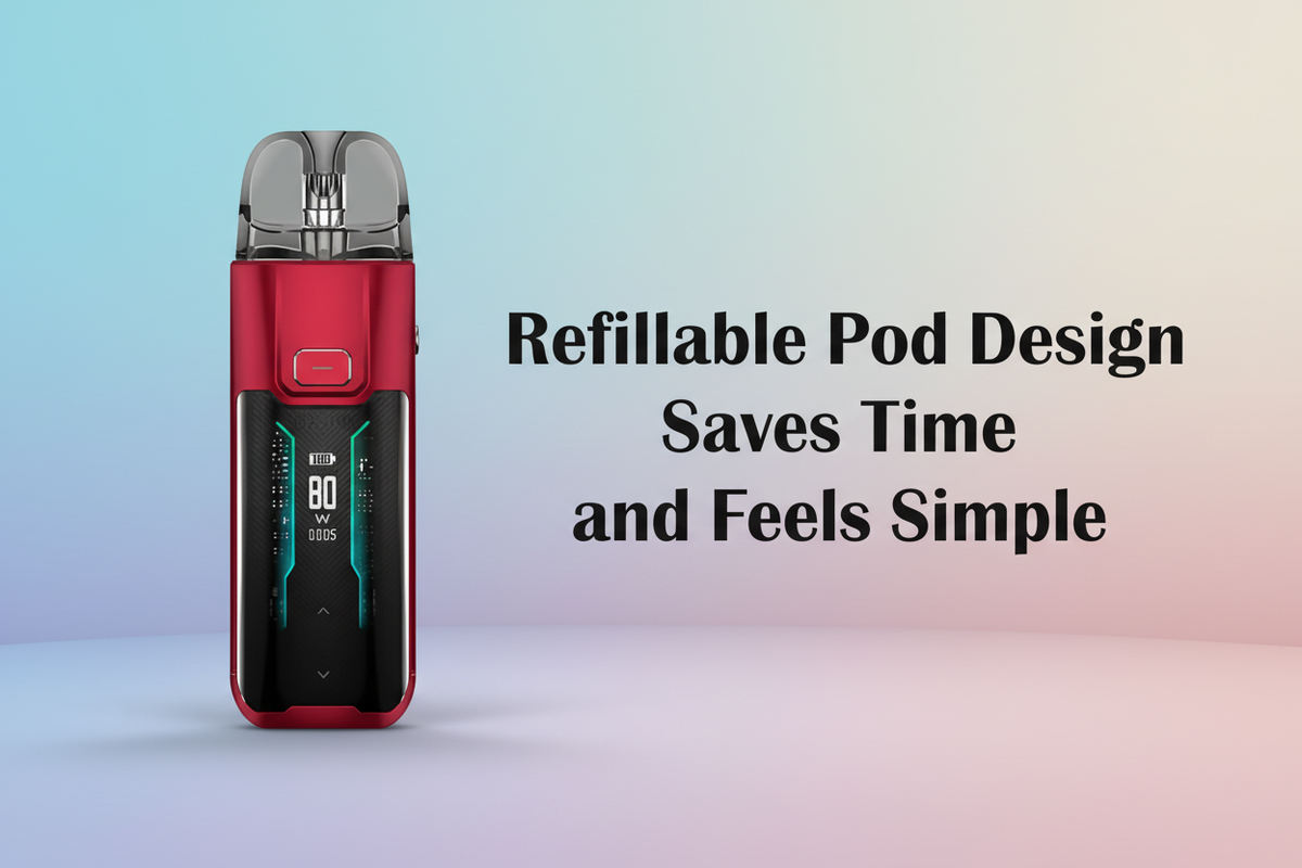 Refillable Pod Design Saves Time and Feels Simple