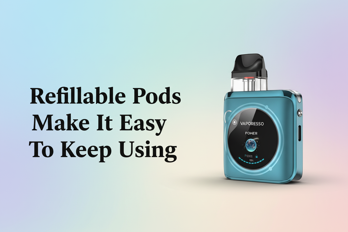 Refillable Pods Make It Easy To Keep Using