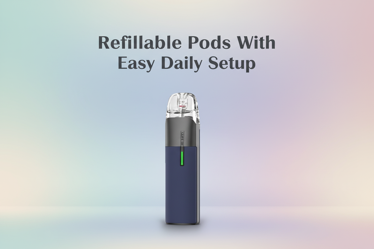 Refillable Pods With Easy Daily Setup