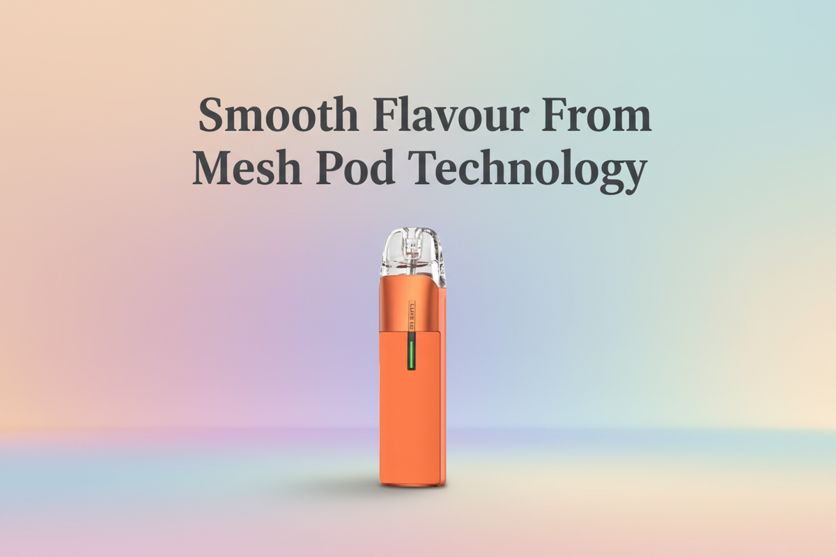 Smooth Flavour From Mesh Pod Technology