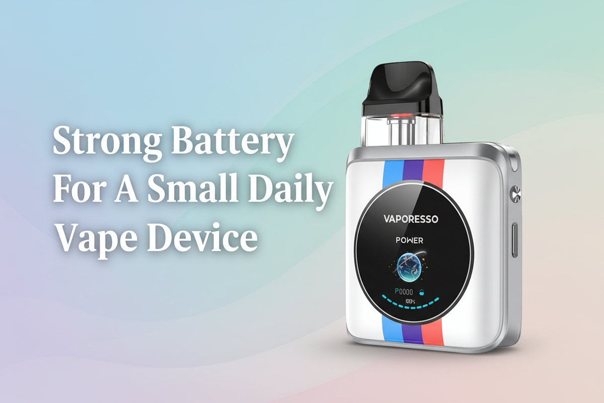 Strong Battery For A Small Daily Vape Device