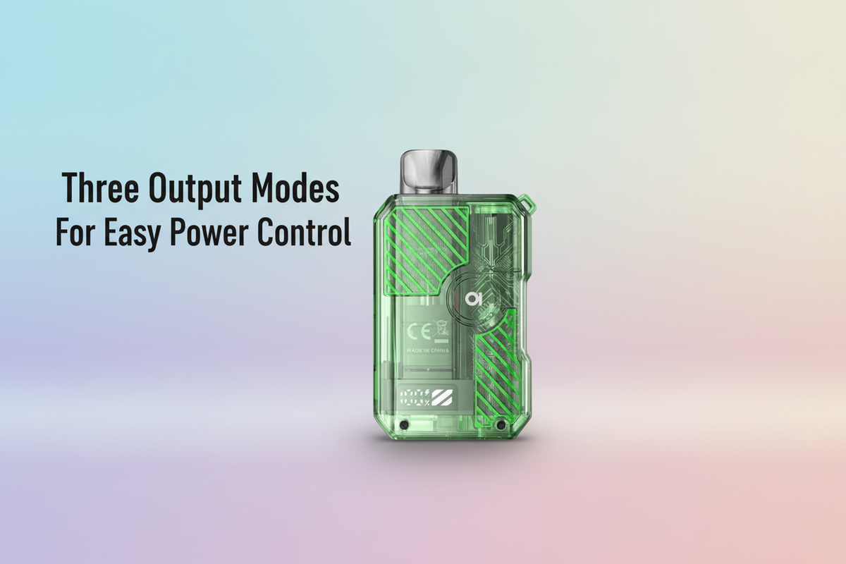Three Output Modes For Easy Power Control