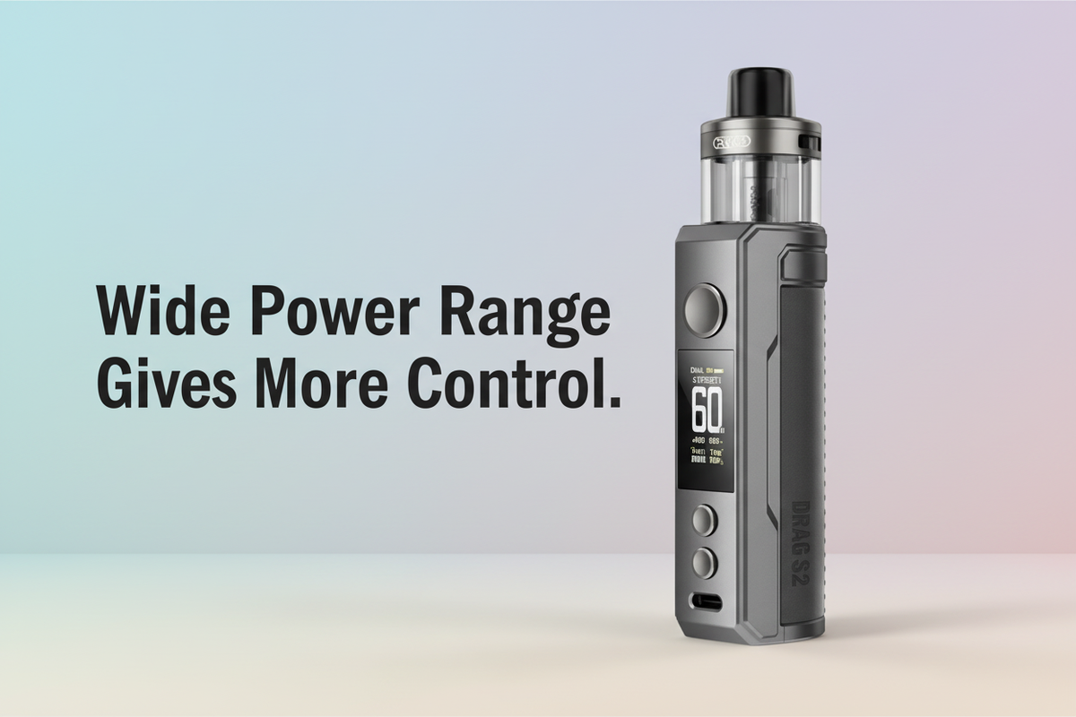 Wide Power Range Gives More Control