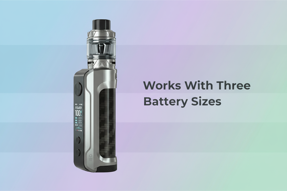 Works With Three Battery Sizes