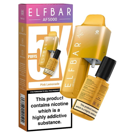 ELF BAR AF5000 Disposable Vape Kit 20mg Pink Lemonade