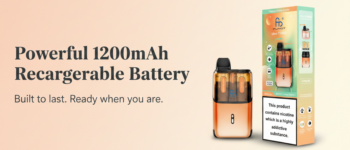 Powerful 1200mAh Rechargeable Battery