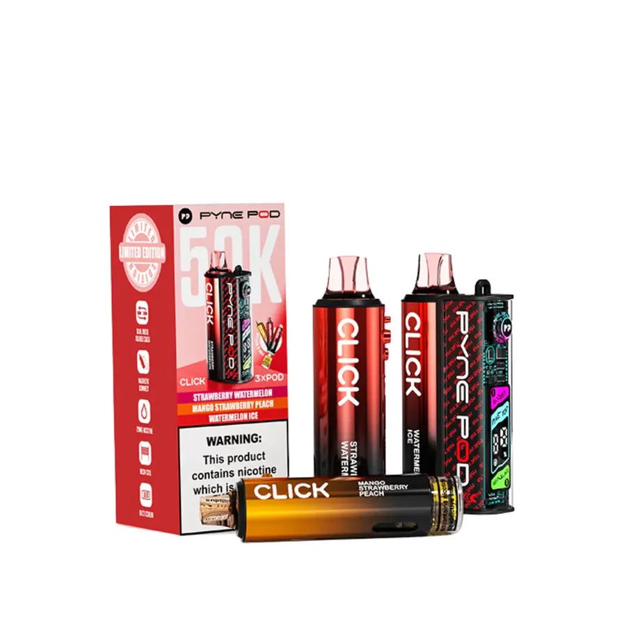Pyne Pod Click 50K Vape Kit red edition