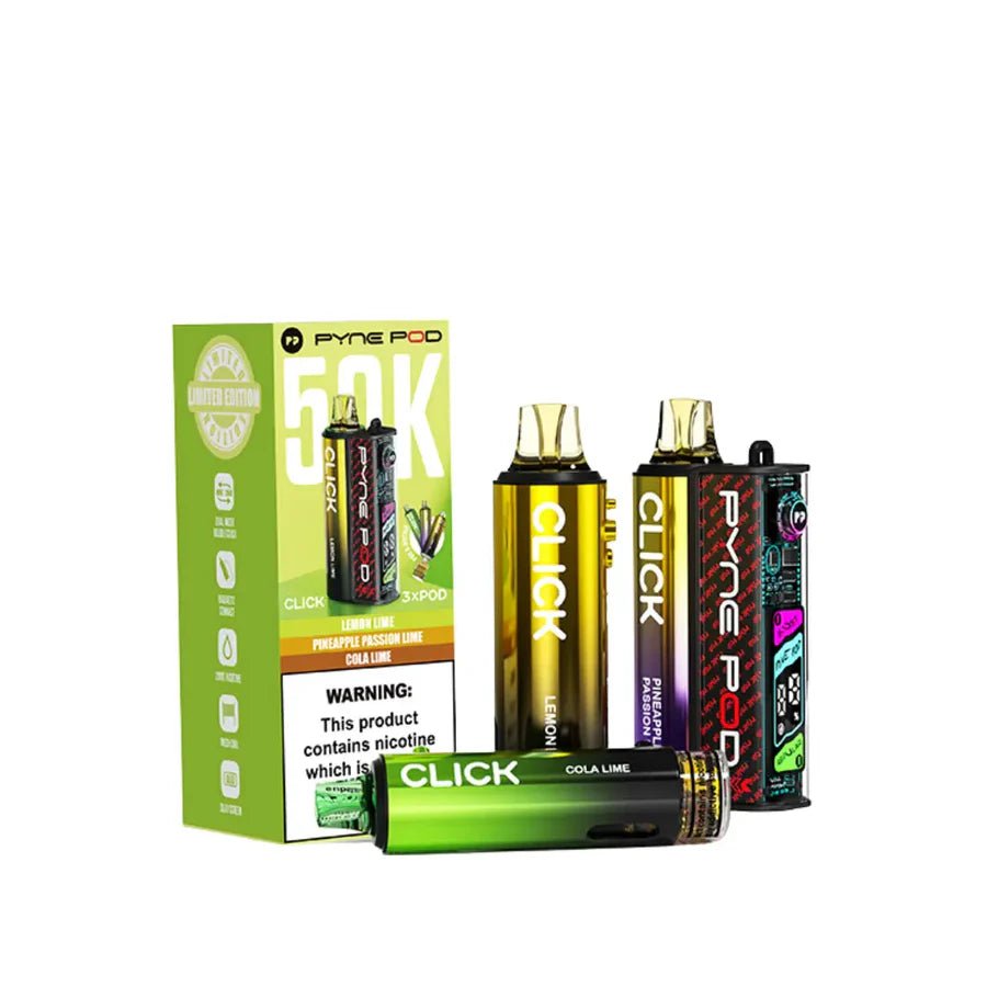 Pyne Pod Click 50K Vape Kit lime edition