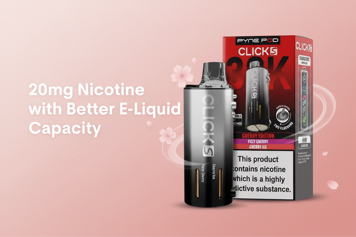 20mg Nicotine with Better E-Liquid Capacity