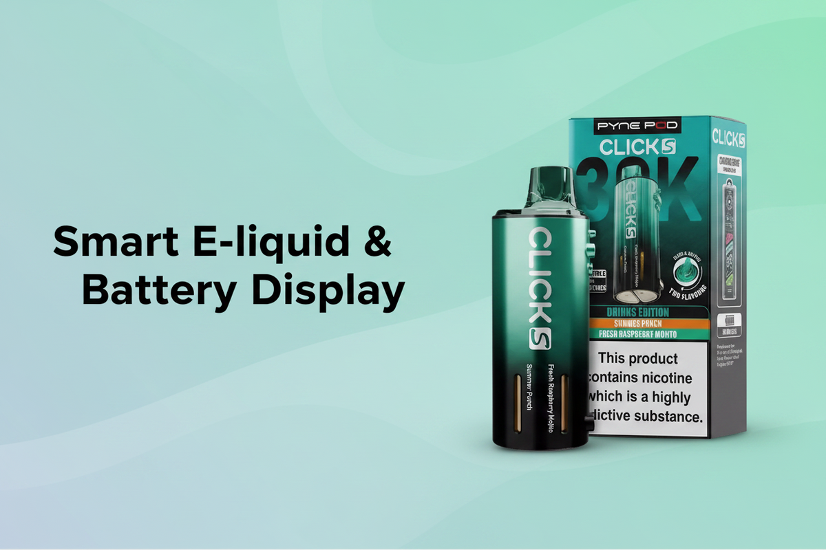 Smart E-liquid & Battery Display