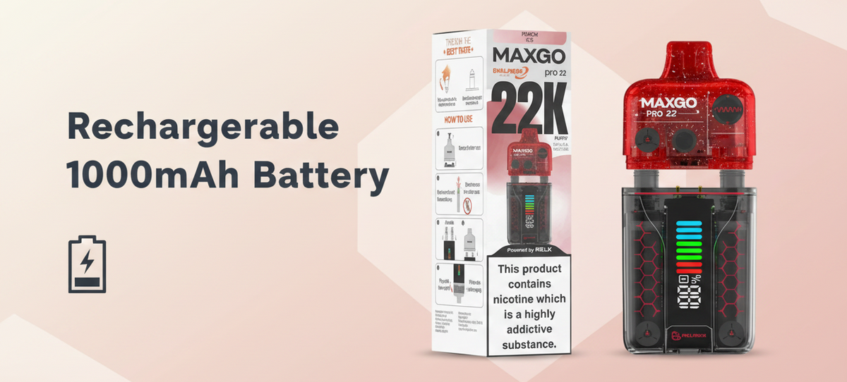Rechargeable 1000mAh Battery