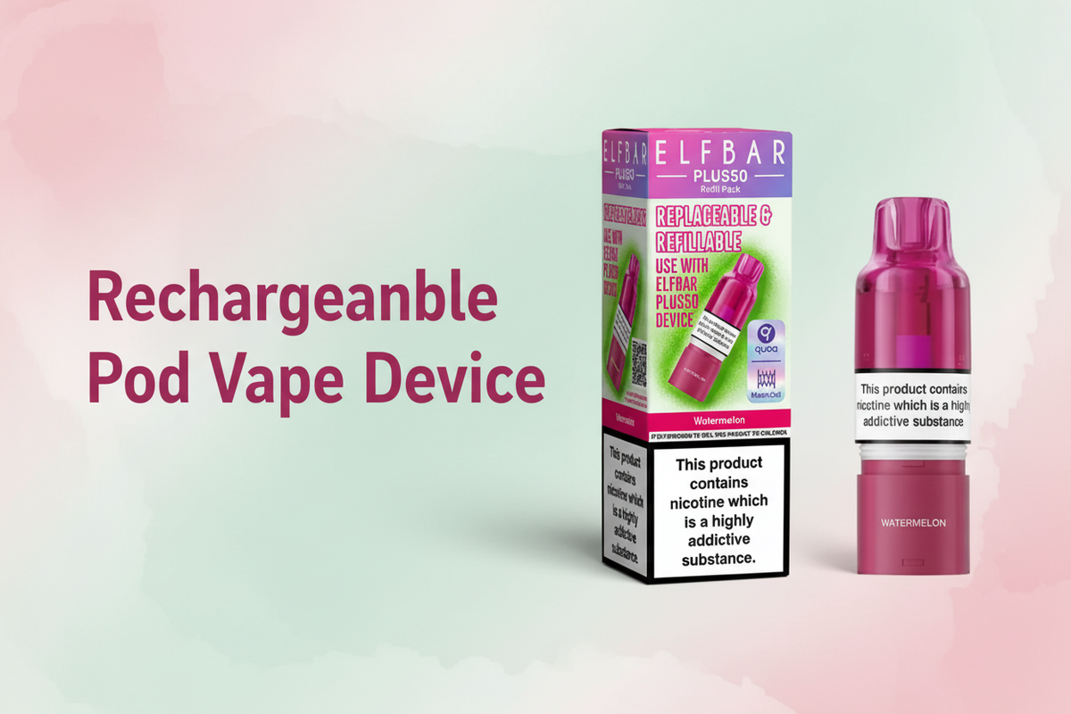Rechargeable Pod Vape Device