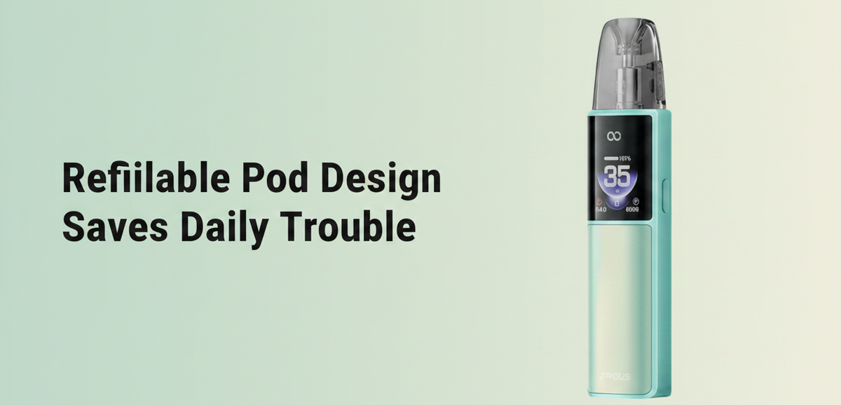 Refillable Pod Design Saves Daily Trouble