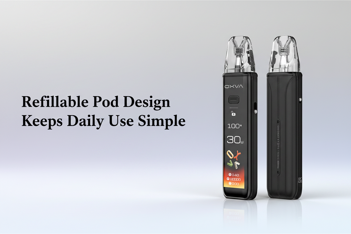 Refillable Pod Design Keeps Daily Use Simple