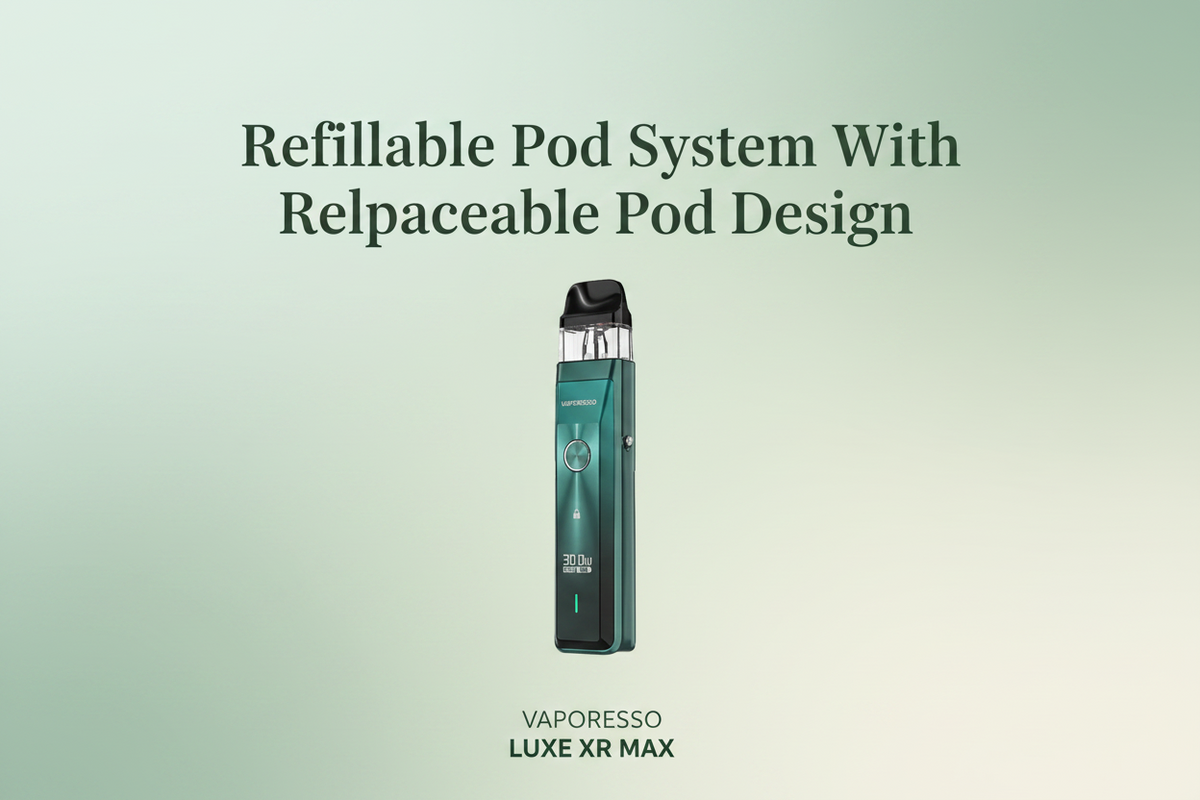 Refillable Pod System With Replaceable Pod Design