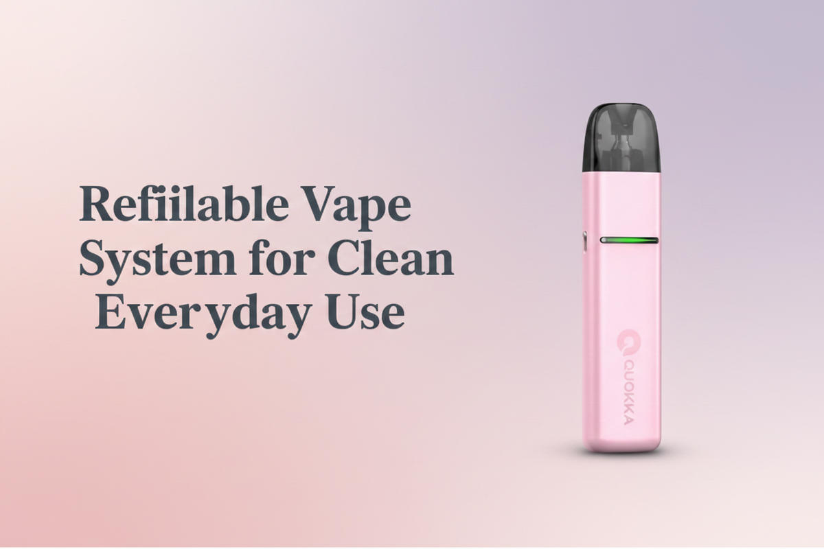 Refillable Vape System for Clean Everyday Use