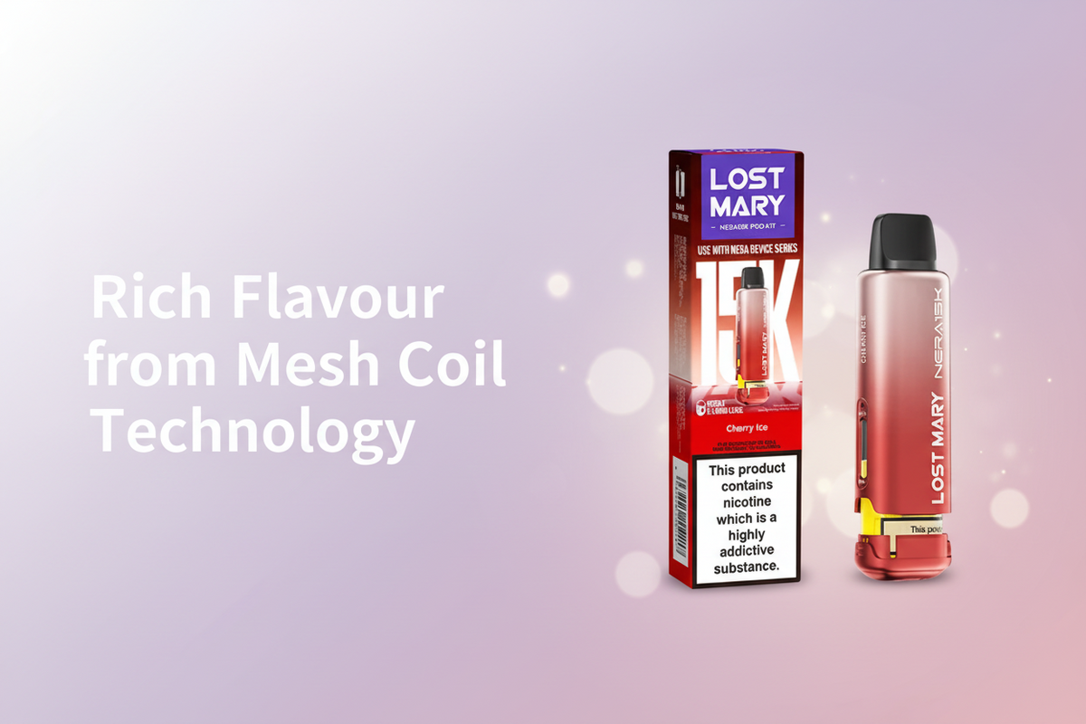 Rich Flavour from Mesh Coil Technology