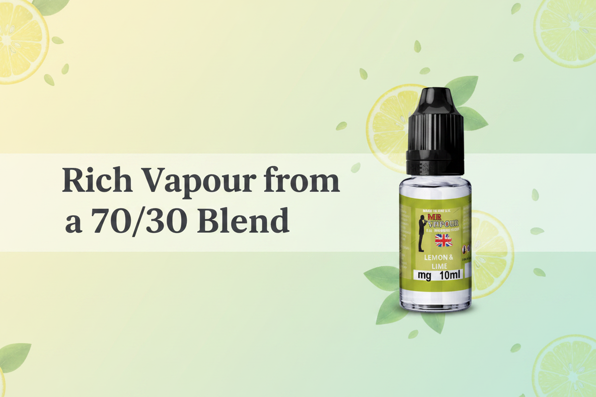 Rich Vapour from a 70/30 Blend