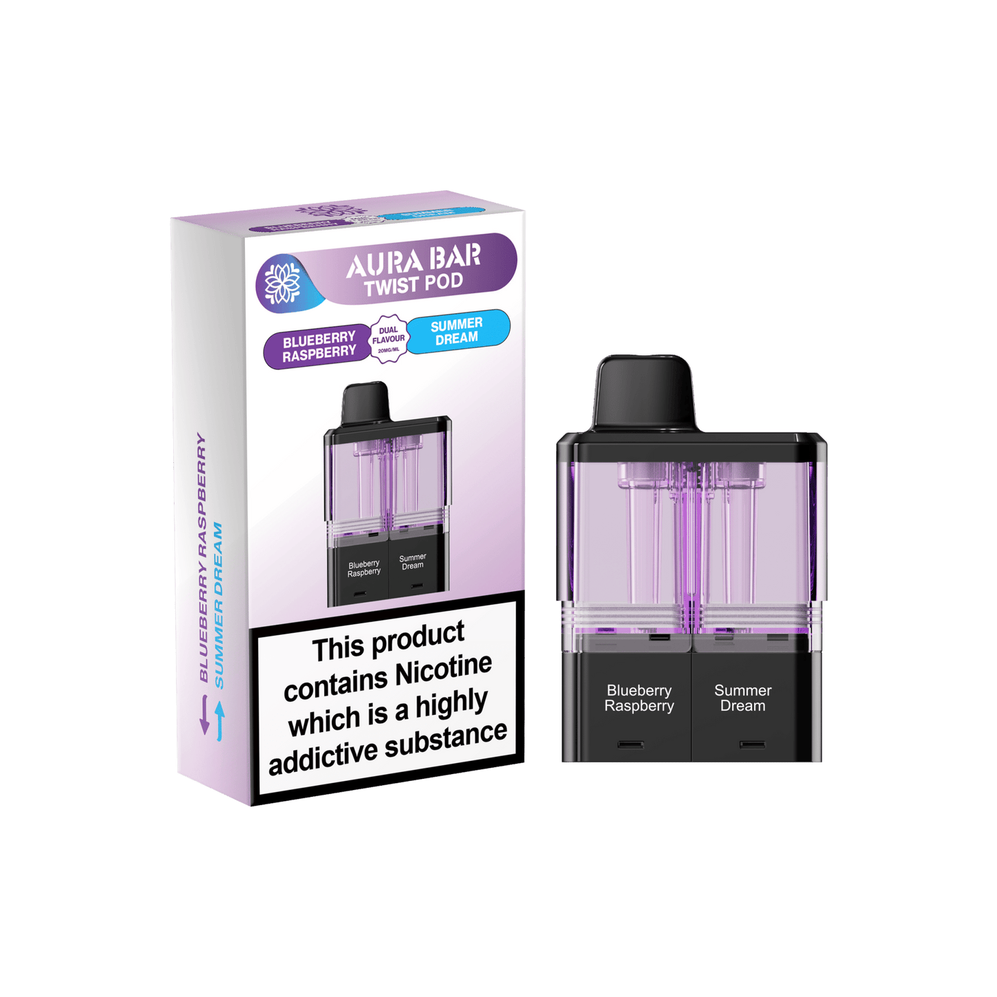 Shop Aura Bar Twist 40k Replacement Pods - Aura Bar Twist 40k Replacement Pods - Vape Blaze