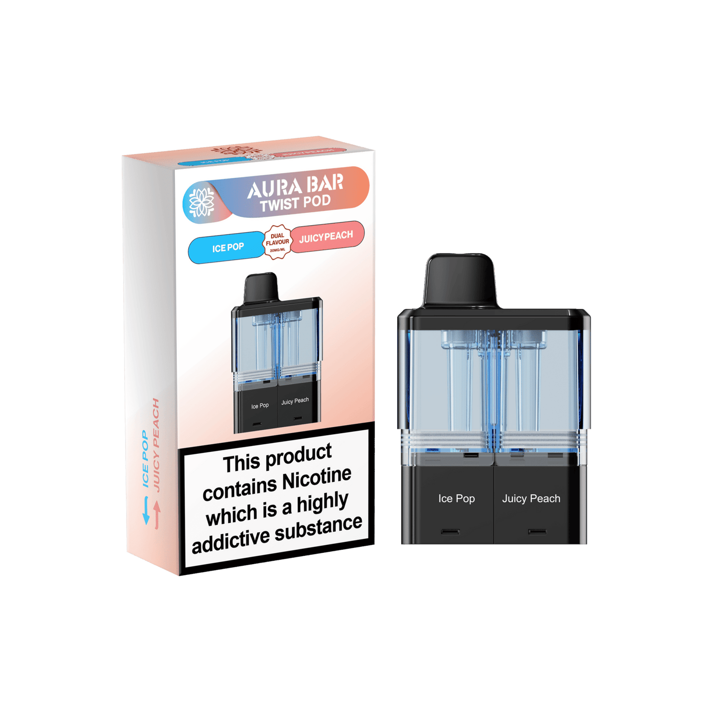 Shop Aura Bar Twist 40k Replacement Pods - Aura Bar Twist 40k Replacement Pods - Vape Blaze