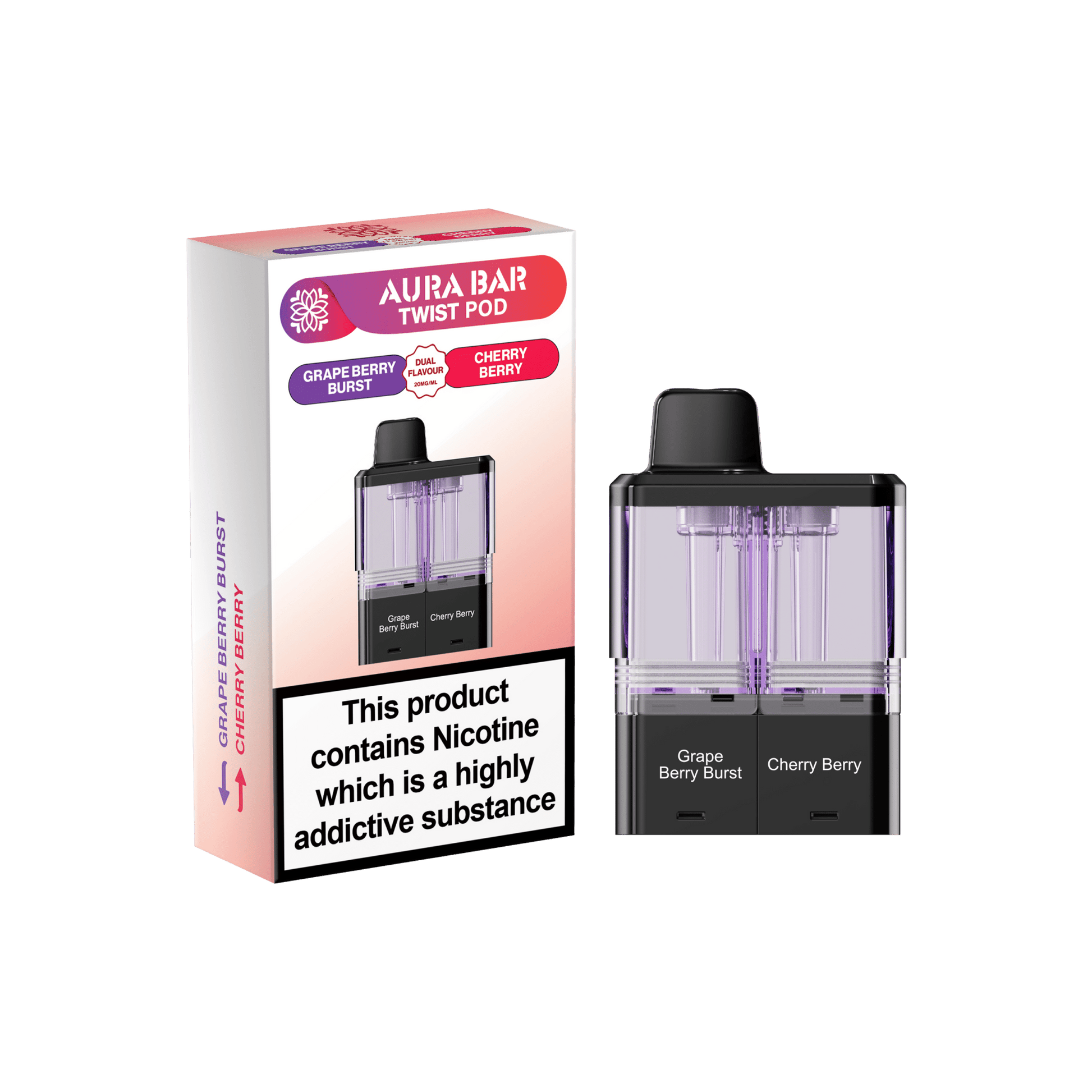 Shop Aura Bar Twist 40k Replacement Pods - Aura Bar Twist 40k Replacement Pods - Vape Blaze