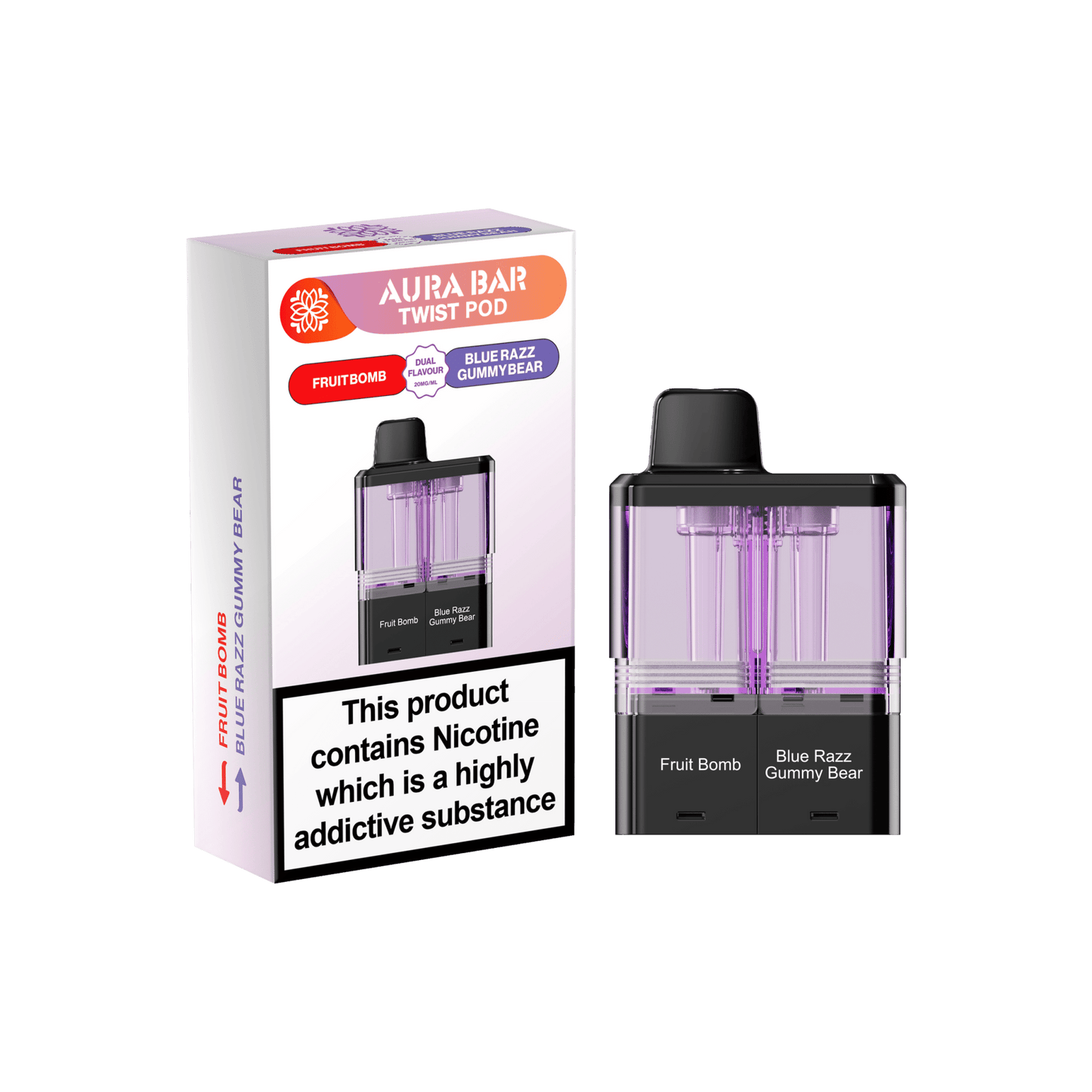 Shop Aura Bar Twist 40k Replacement Pods - Aura Bar Twist 40k Replacement Pods - Vape Blaze