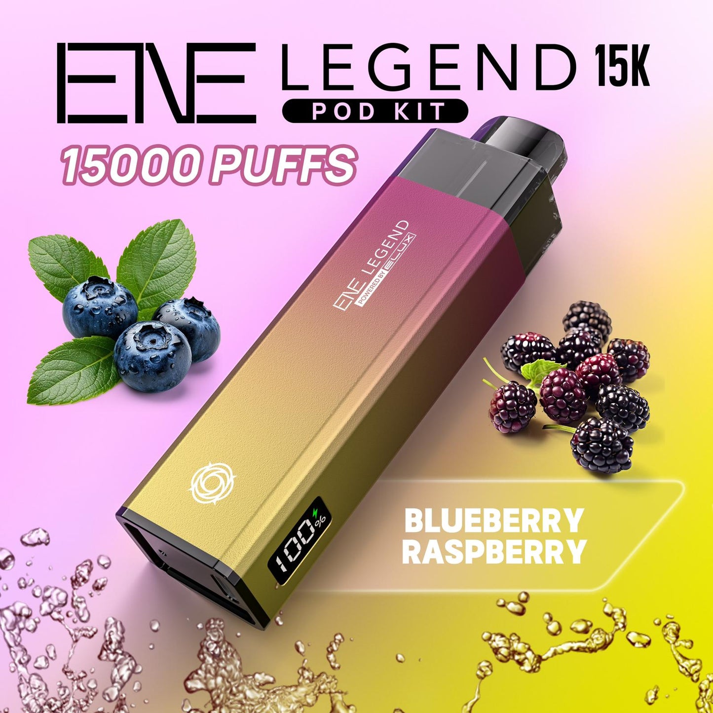 Shop Elux ENE Legend 15k Pod Vape Kit Pack of 5 - Elux ENE Legend 15k Vape Pod Kit Pack of 5 Simbavapes - Vape Blaze