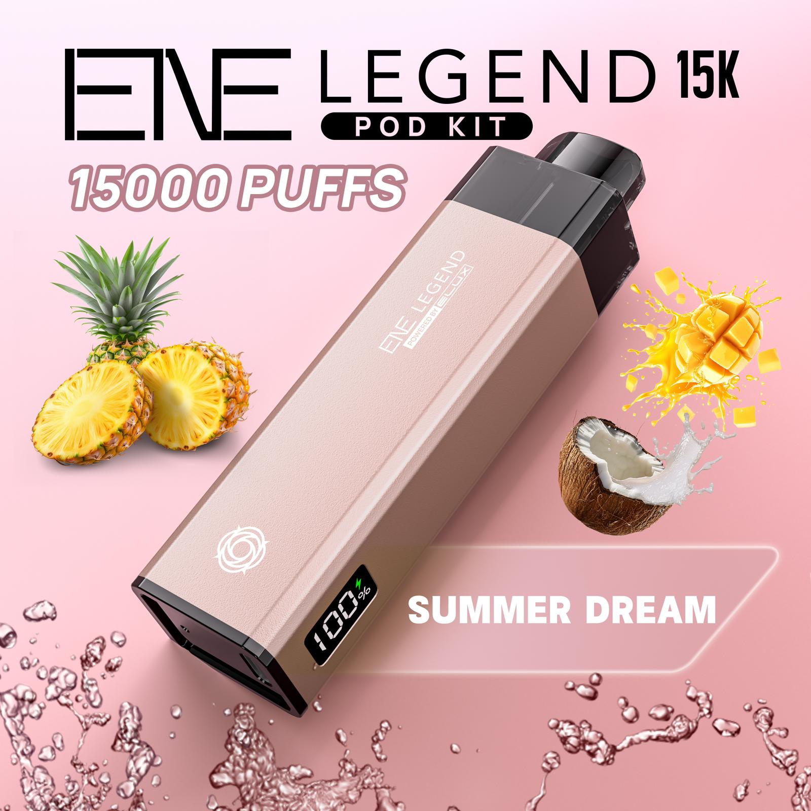 Shop Elux ENE Legend 15k Pod Vape Kit Pack of 5 - Elux ENE Legend 15k Vape Pod Kit Pack of 5 Simbavapes - Vape Blaze