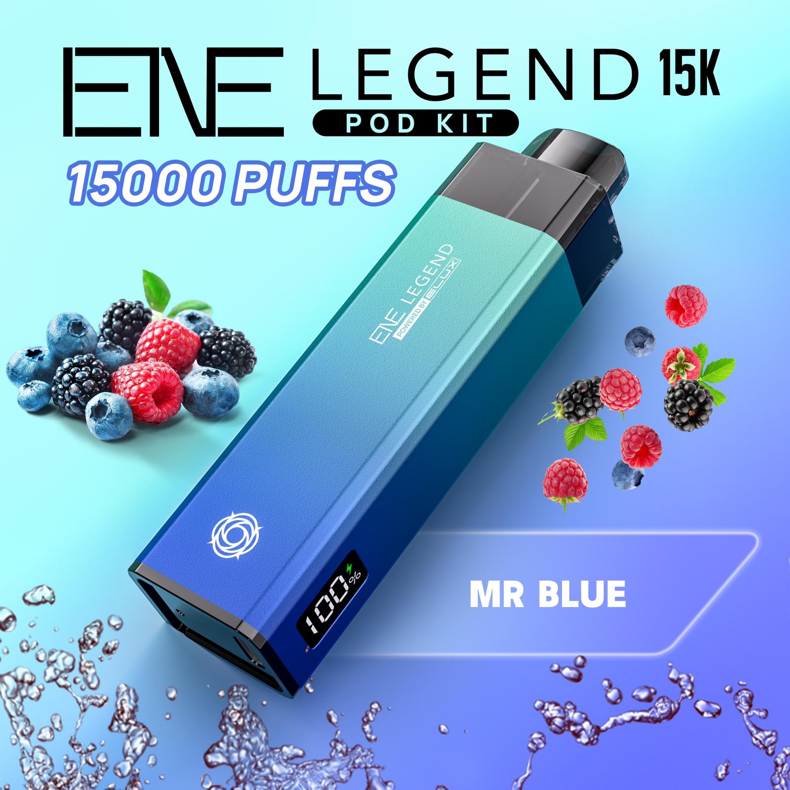 Shop Elux ENE Legend 15k Pod Vape Kit Pack of 5 - Elux ENE Legend 15k Vape Pod Kit Pack of 5 Simbavapes - Vape Blaze