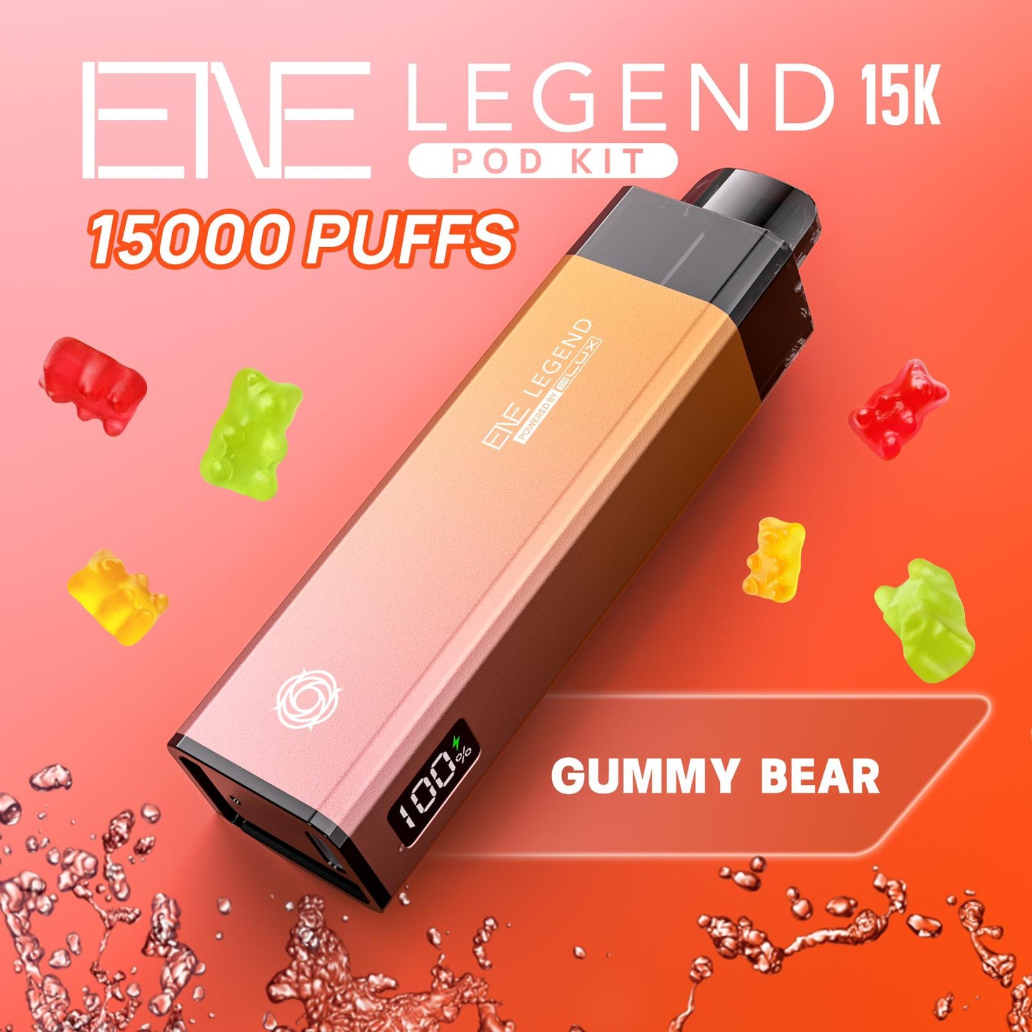 Shop Elux ENE Legend 15k Pod Vape Kit Pack of 5 - Elux ENE Legend 15k Vape Pod Kit Pack of 5 Simbavapes - Vape Blaze