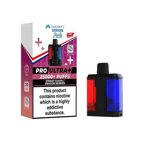 Shop Hayati Pro Ultra Plus 25000 Replacement Pods - buy Hayati Pro Ultra Plus 25000 Replacement Pods at Wolfvapes.co.uk - Vape Blaze