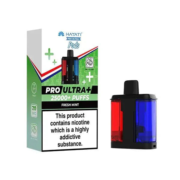 Shop Hayati Pro Ultra Plus 25000 Replacement Pods - buy Hayati Pro Ultra Plus 25000 Replacement Pods at Wolfvapes.co.uk - Vape Blaze