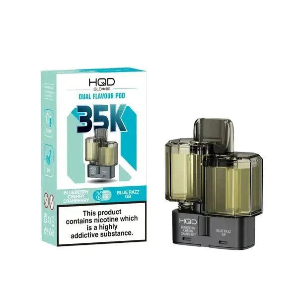 Shop HQD Glow Air 35K Prefilled Pods - HQD Glow Air 35K Prefilled Pods Simbavapes - Vape Blaze