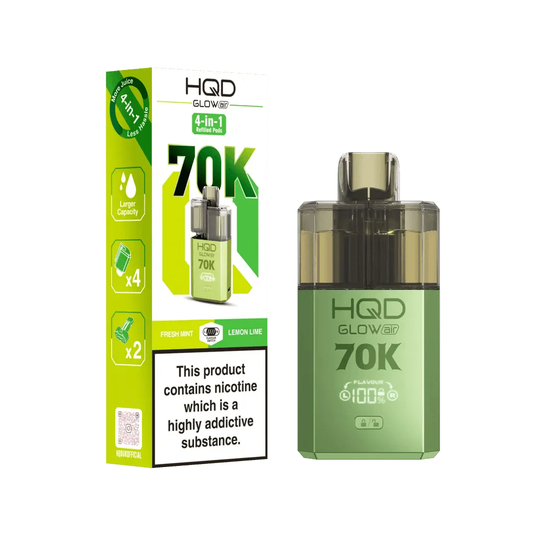 Shop HQD Glow Air 70K Prefilled Vape - HQD Glow Air 70K Prefilled Vape Simbavapes - Vape Blaze