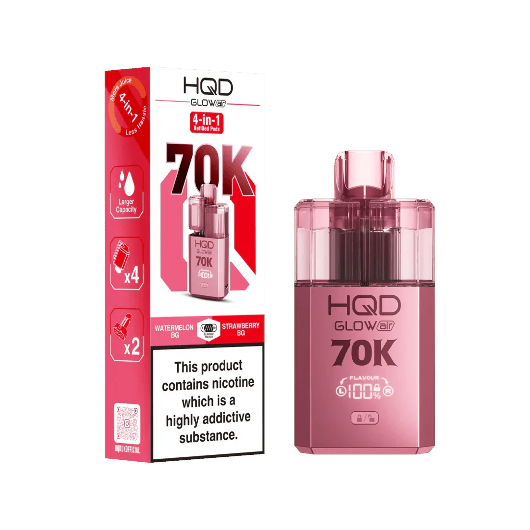 Shop HQD Glow Air 70K Prefilled Vape - HQD Glow Air 70K Prefilled Vape Simbavapes - Vape Blaze